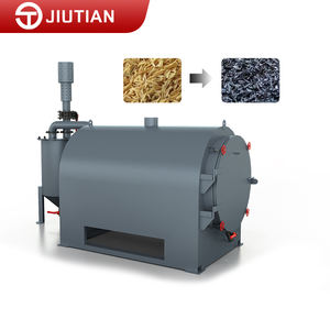 فرن كربنة أفقي عالي الأداء، آلة إنتاج الفحم الحيوي صديقة للبيئة بسعر مباشر من المصنع - Product Image 2