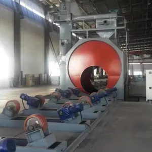 Steel Pipe Inner Wall Derusting Blasting Clean Machine for 3lpe Pipeline