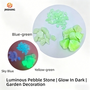 Pierres de silicate à haute dureté qui brillent dans le noir pour les allées de jardin de luxe, les chemins, les aménagements paysagers, les galets lumineux - Product Image 1