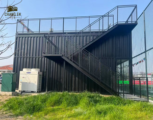 Contenedor <span class=keywords><strong>de</strong></span> acero modular prefabricado <span class=keywords><strong>de</strong></span> dos pisos DYCE1, diseño <span class=keywords><strong>de</strong></span> paquete plano para uso en exteriores, <span class=keywords><strong>material</strong></span> <span class=keywords><strong>de</strong></span> panel sándwich - Product Image 3