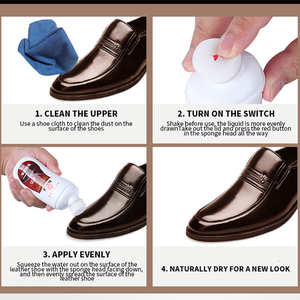 Vernis à Chaussures en Cuir Liquide Noir <span class=keywords><strong>Marron</strong></span> à Brillance Rapide, Imperméable, Anti-Salissure et d'Entretien Huileux – Vente en Gros Express - Product Image 3