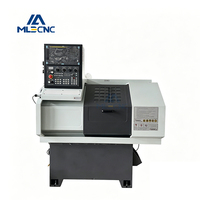 Tour CNC miniature CK0640, mini-tour haute précision pour le traitement des métaux avec un alésage de broche de 48 mm