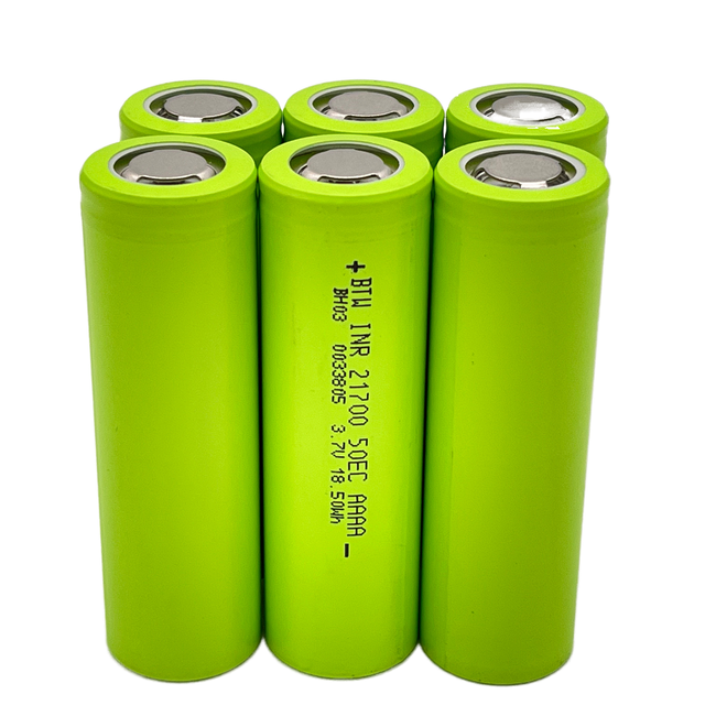 INR 21700-50EC 3.6V 5000mAh Lithium-ion Battery Cell for E-scooters, Power Banks, Hair Straightener Brushes, Flashlights