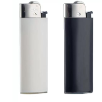 Briquet à gaz jetable personnalisé en plastique écologique avec roue à poncer, accessoires pour fumeurs, idéal pour les cadeaux promotionnels en gros