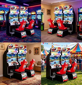 เครื่องเกมแข่งรถคาร์ท 3 มิติ แบบตู้อาร์เคด - Product Image 5