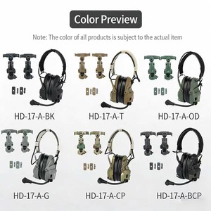 Auriculares de Comunicación Gen 6, Material ABS, Plegables, Interfaz USB, Protección Auditiva, Kit de Montaje en Casco - Product Image 4