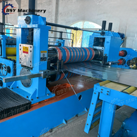 Machine de découpe de métal de haute précision contrôlée par PLC, ligne de découpe robuste, machine de découpe automatique de bobines d'acier