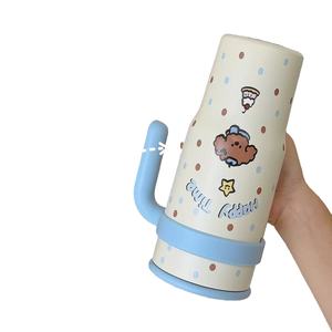 Produit en gros : Tasses à café mignonnes en forme de <span class=keywords><strong>chien</strong></span>, gobelet animal, thermos isolé sous vide de 40 oz, bouteille d'eau de sport de dessin animé, thermos chaud et froid - Product Image 6