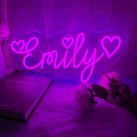 Letreros de Neón Personalizados, Logotipos Iluminados para Bodas, Fiestas, Oficinas, Empresas, Hospitales - Uso en Exteriores, Garantía de 2 Años