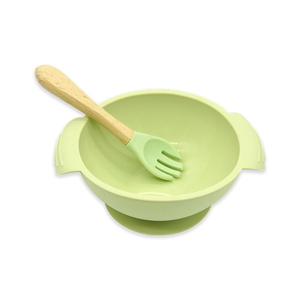 Kit d'ustensiles pour bébé en silicone à construction solide, facile à nettoyer, ensemble de couverts pour nourrissons, résistant aux hautes températures, produit pour la salle à manger des enfants - Product Image 5