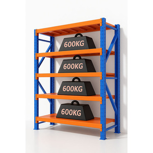 Nhà Máy Trực Tiếp 4-Lớp Nhiệm Vụ Nặng Nề <span class=keywords><strong>Boltless</strong></span> Có Thể Điều Chỉnh Kho Giá 2000Kg Chống Ăn Mòn Công Nghiệp Lưu Trữ Kệ - Product Image 3