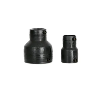 HDPE PE Plastic welding fitting Electrofusion Reducing Couping PE reducer Joint for cold water