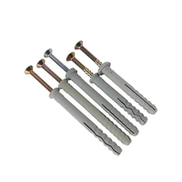 Chevilles d'expansion murales en plastique SHURUI avec vis pour cloisons sèches, tailles M6-M12, revêtement TiCN