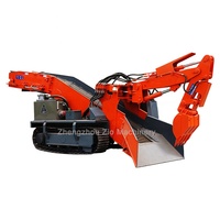 Günstiger Preis Multifunktions-Raupen tunnel Rock Loader Mini bagger Radlader Mining Mucking Loader