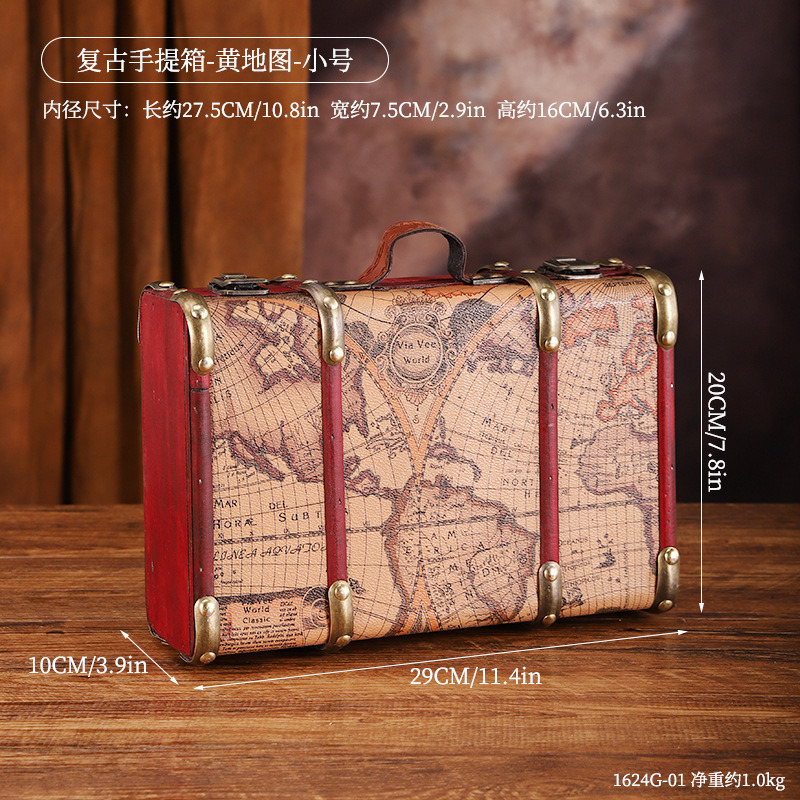 1624G-01 แบบพกพา - แผนที่สีเหลือง - ขนาดเล็ก