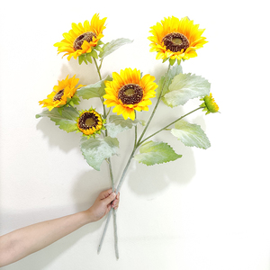 tirtifcial lower rchid lower Lower 7 Heads Real Ouch ilicono ottotton halhalaenopsis lower for Decoration - Product Image 4