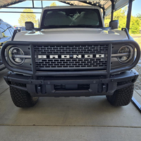 Nouveau produit : Barre de protection avant en acier au carbone, montage non destructif, accessoires de modification automobile pour Bronco 2021-2025