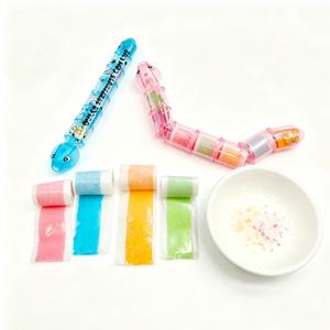 Bonbons gélifiés multicolores en forme de serpent, souples et durs, assortiment Bestar, vente en gros, fabrication en usine, <span class=keywords><strong>halal</strong></span> - Product Image 4