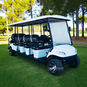 รถกอล์ฟไฟฟ้าคุณภาพสูงแบบหลายที่นั่ง รุ่นขยายพิเศษ มอเตอร์กำลังสูง สำหรับคลับกอล์ฟ รีสอร์ท และบริการขนส่งวีไอพี - Product Image 3