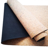Lasergravierte 5mm Kork-Yogamatte mit individuellem Druck, umweltfreundlich, nachhaltig, Naturkautschukbasis, antibakteriell, für Heimfitness und Yoga