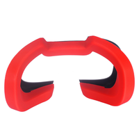 Masker Wajah silikon VR, tahan keringat, untuk Oculus Rift S, bantalan wajah pengganti