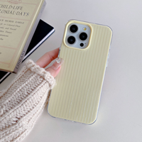 Coque de téléphone antichoc à rayures 3D pour iPhone 18 Pro, 17, 16, 15, 14, 13, 12, 11, Pro et Pro Max