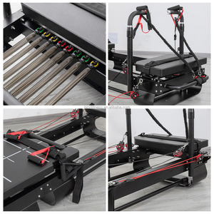 Réformateur en aluminium de <span class=keywords><strong>Pilates</strong></span> commercial <span class=keywords><strong>Pilates</strong></span> Black <span class=keywords><strong>Pilates</strong></span> Reformer Machine Studio <span class=keywords><strong>Gym</strong></span> Utilisation - Product Image 3