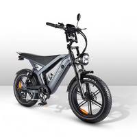 Nueva Bicicleta Eléctrica Todoterreno GT-20 de Alta Potencia con Motor de 1000W, Batería de Litio, Frenos de Disco y Neumáticos Anchos para una Conducción Todoterreno a 25 km/h