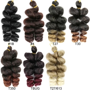 Cabello Trenzado Francés Rizado Suelto de 150g y 12 Pulgadas, Cabello Trenzado Rizado Sedoso Estilo Italiano para Niños y Mujeres Negras, Trenzas en Caja - Product Image 5