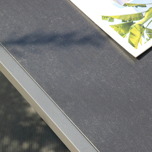 Mesa de Comedor Ajustable para Exteriores OSMEN Lanca, Mesa de Centro con Superficie de Aluminio, Muebles para Patio, Jardín y Balcón - Product Image 4