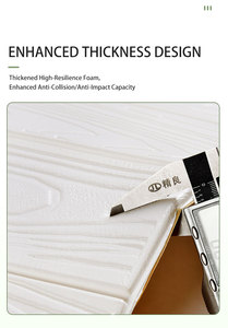 <span class=keywords><strong>Papel</strong></span> tapiz de espuma con patrón de listón de <span class=keywords><strong>madera</strong></span> de imitación, pegatina de <span class=keywords><strong>papel</strong></span> de pared extraíble autoadhesiva <span class=keywords><strong>para</strong></span> <span class=keywords><strong>muebles</strong></span> de Hotel de oficina en casa - Product Image 4