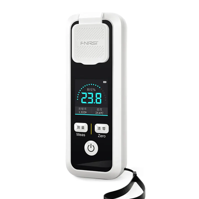 FNIRSI JBM-10 JBM-20 Digital Brix Refractometer Rechargeable Sugar Content Meter Measure Fruit Juice Beverage Wine Beer 32%/55%