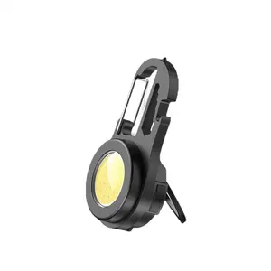 New Arrival 6 Trong 1 Đa Chức Năng COB High Power Mini Sạc Keychain Đèn Pin Led Làm Việc Torch Ánh Sáng Với Vít Driver