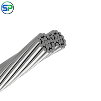 Conducteur ACSR, conducteur en aluminium nu renforcé d'acier, câble d'alimentation aérien 16-630 mm², norme ASTM IEC pour ligne de transmission