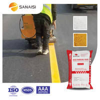Peinture routière thermofusible résistante à l'usure pour la marquage des autoroutes et des autoroutes, application par pulvérisation, forme en poudre