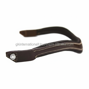 Banda para cejas de caballo de cuero acolchado doble con logotipo personalizado en tamaño completo a precio de fábrica al por mayor se acepta pedido al por mayor - Product Image 1