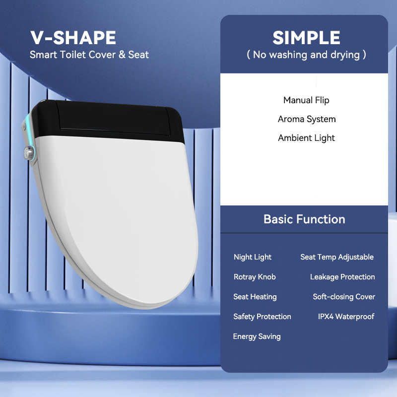 Fonction simple-Noir V-SHAPE (version de poignée)