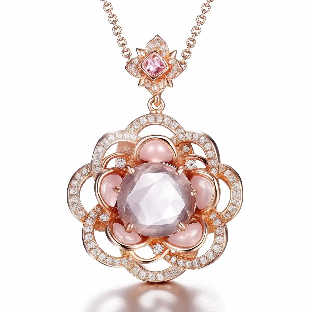 Ciondolo collana erkek kolye lettera 18K oro dichiarazione Best Friend farfalla Buddha quarzo rosa lungo Moissanite ciondolo iniziali