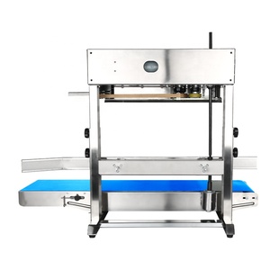 Machine de scellage continu pour sacs en plastique de riz, robuste, 5 kg, 10 kg, 15 kg, avec bande élargie, modèle FR-700A-500 - Product Image 4