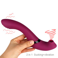 G-Punkt Vibrator für Frauen, Sexspielzeug, Brustwarzen- und Klitoris-Stimulator, Massagegerät, Saugvibrator, Sextoy mit Stoßfunktion
