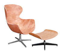 Chaise ergonomique moderne à bascule en bois avec appui-tête réglable, en cuir ou tissu, pour bureau, jeux, maison, hôpital, hôtel