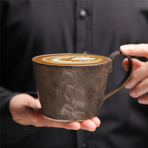 Taza <span class=keywords><strong>de</strong></span> Cerámica <span class=keywords><strong>de</strong></span> Gran Capacidad, Estilo Retro Moderno, para Café, Té <span class=keywords><strong>de</strong></span> la Tarde o Desayuno, Diseño Moderno - Product Image 3