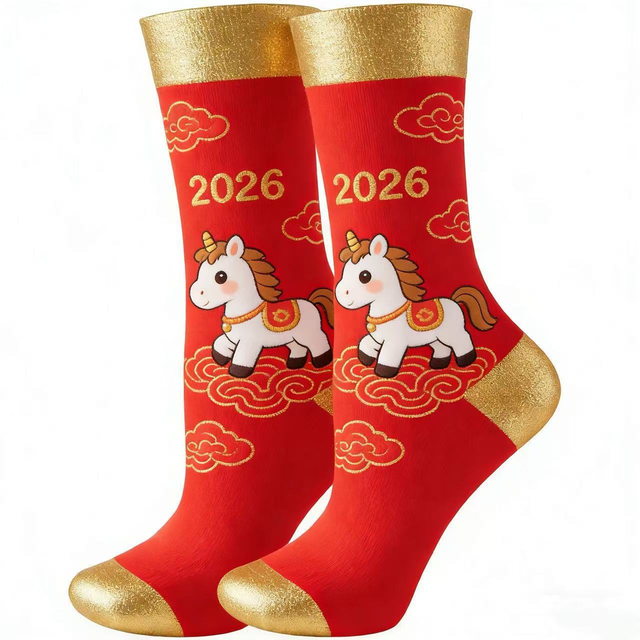 Poney rouge