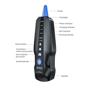 NOYAFA NF-8601S Probador de Cables de Red RJ45 RJ11 BNC POE, Localizador de Líneas, Trazador de Cables TDR, Medidor de Longitud - Product Image 4