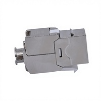Módulo de blindaje K&R CAT6A, módulo de información de red CAT6A sin cables, categoría ultra-6, 10 gigabits, modelo blanco K&R-CAT6A