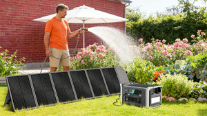 Panneau solaire monocristallin pliable ALECTER 200W/600W, haute efficacité, étanche IP65, pour station d'alimentation, camping, camping-car - Product Image 2