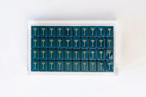 Juego de Mahjong Americano de Lujo Blue Lagoon de Acrílico y Melamina, Fichas Artísticas, Tamaño y Color Personalizados, Ecológico, para Casino - Product Image 5