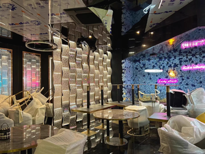 Panneaux muraux décoratifs <span class=keywords><strong>de</strong></span> luxe pour la décoration <span class=keywords><strong>de</strong></span> la <span class=keywords><strong>pièce</strong></span>, écran <span class=keywords><strong>de</strong></span> séparation <span class=keywords><strong>de</strong></span> <span class=keywords><strong>pièce</strong></span>, <span class=keywords><strong>panneau</strong></span> doré pour la décoration, Homedeco LED - Product Image 2