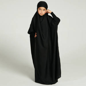 เครื่องแต่งกายสไตล์ใหม่ล่าสุดของเด็กมุสลิมจิลบับ2025ออกแบบมีสีสันไซส์ตามสั่ง - Product Image 5