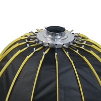 Boîte à lumière parabolique à monture baïonnette profonde de 120 cm, boîte à lumière LED pour studio photo, boîte à lumière portable à installation rapide, tente photo parabolique